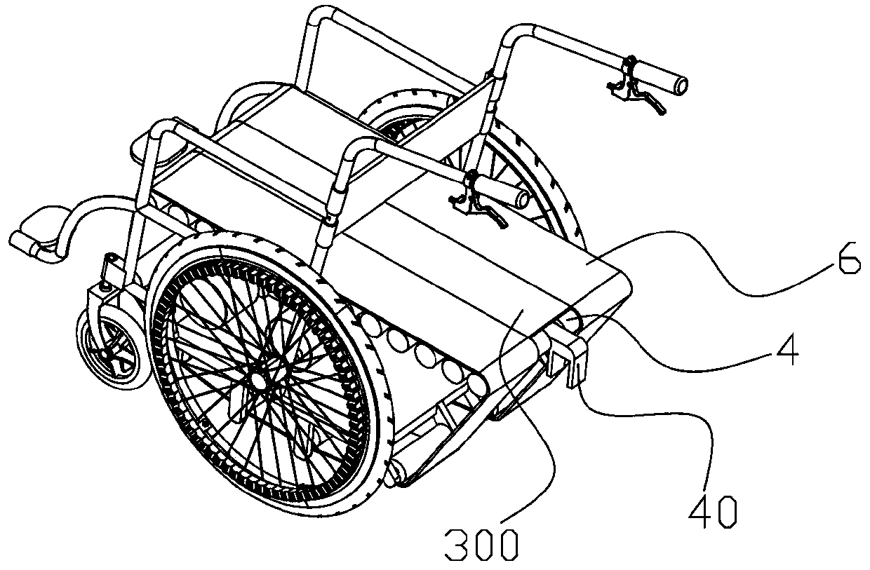 Wheelchair with carrying function