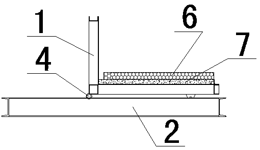 Assembled steel structural outer corner hanging plate die and use method thereof