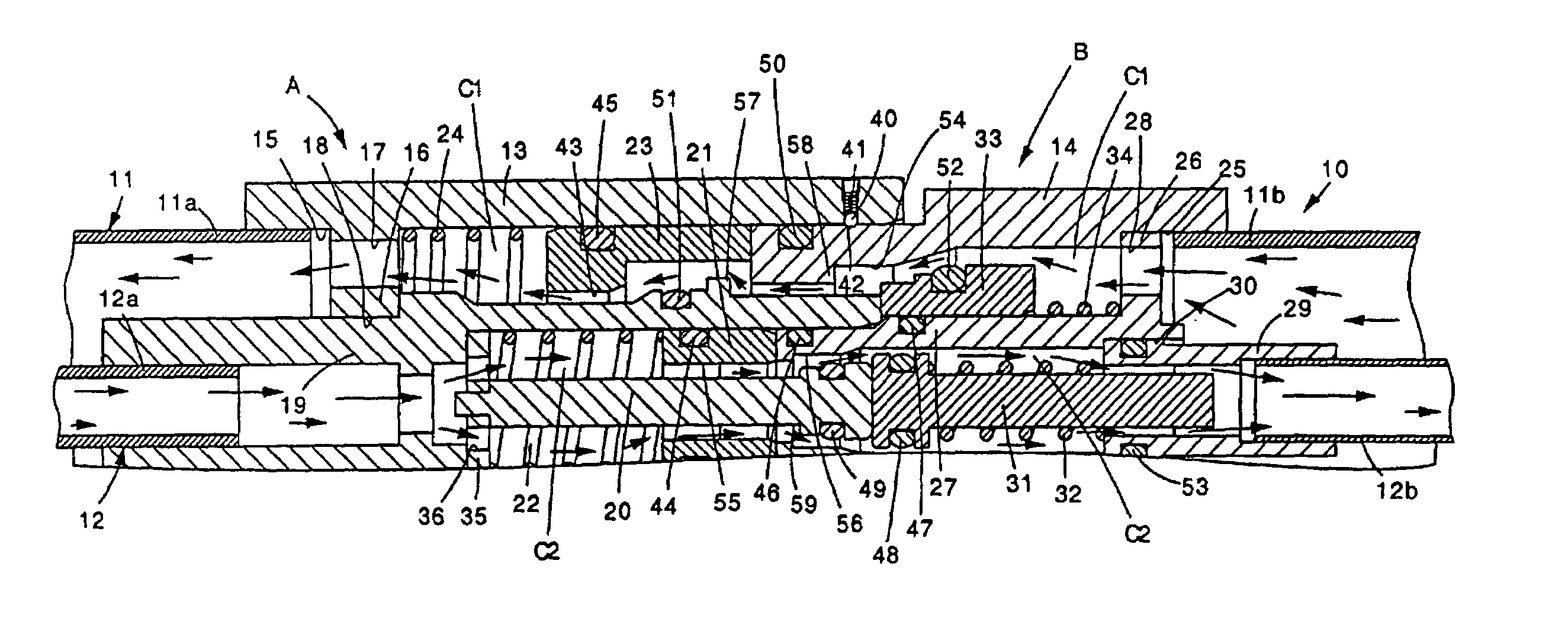 Joint-type coaxial connection