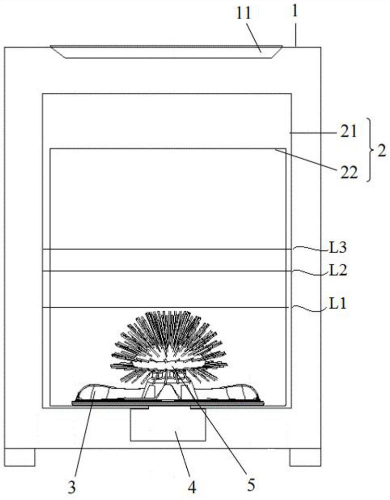 Control method and device of impeller shoe washing machine and computer readable storage medium