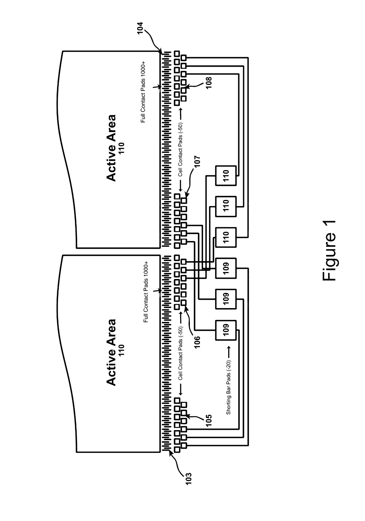 Systems and methods for electrical inspection of flat panel displays using cell contact probing pads