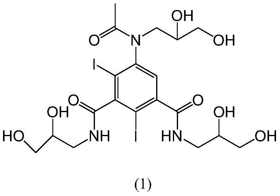 Preparation method of iohexol impurity