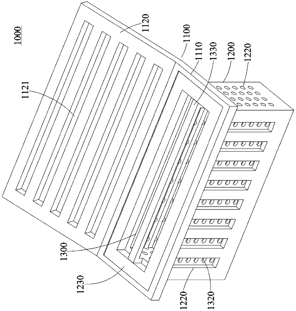 Impurity removing drainage device