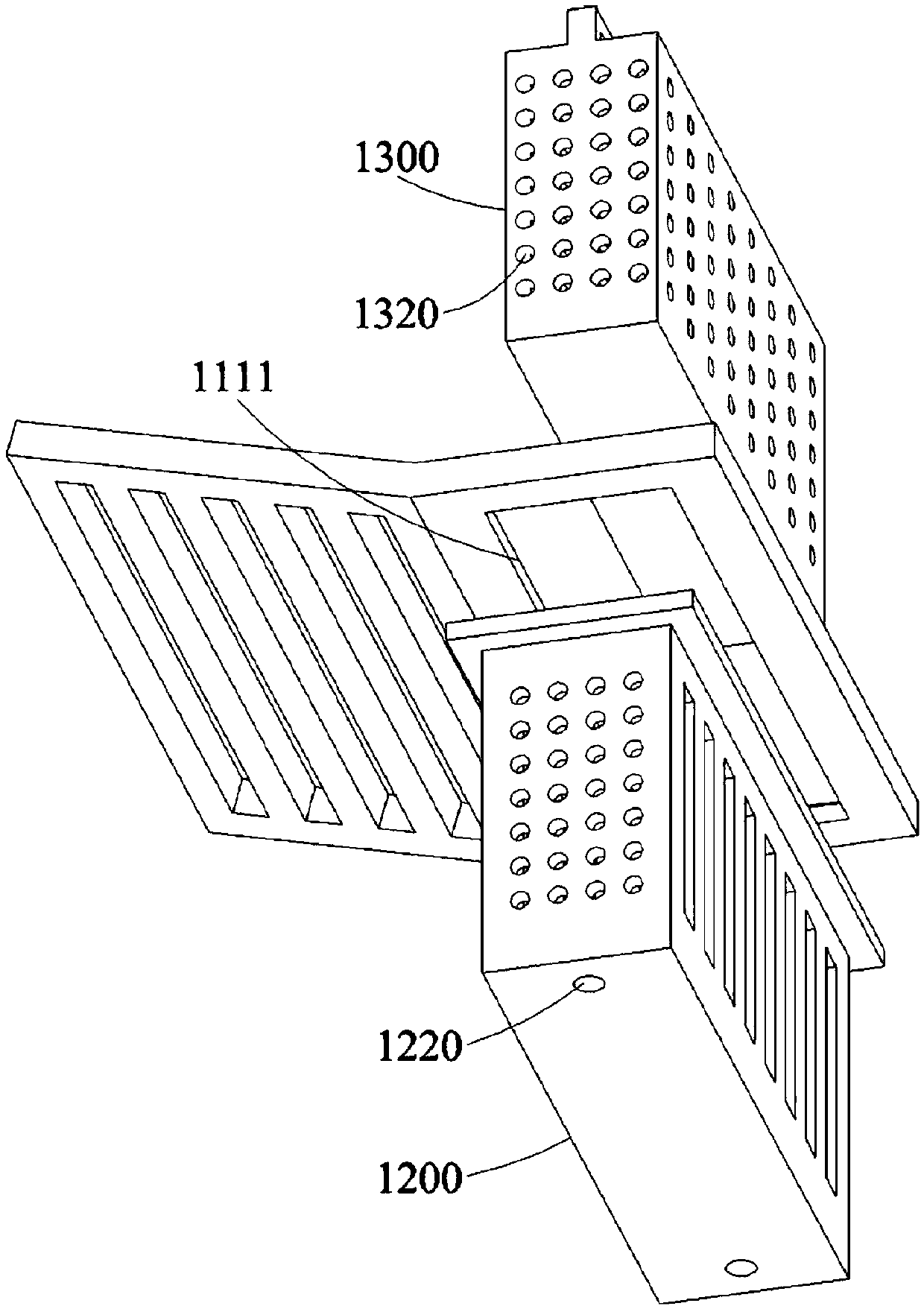 Impurity removing drainage device