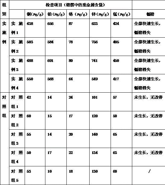 Pig feed for eliminating body odor and metabolite odor and preventing and curing cad pig disease, premixed feed and preparation method thereof