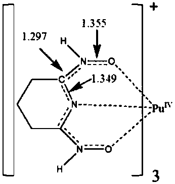 A method for purifying and concentrating plutonium using dioxime imide as reducing and stripping agent