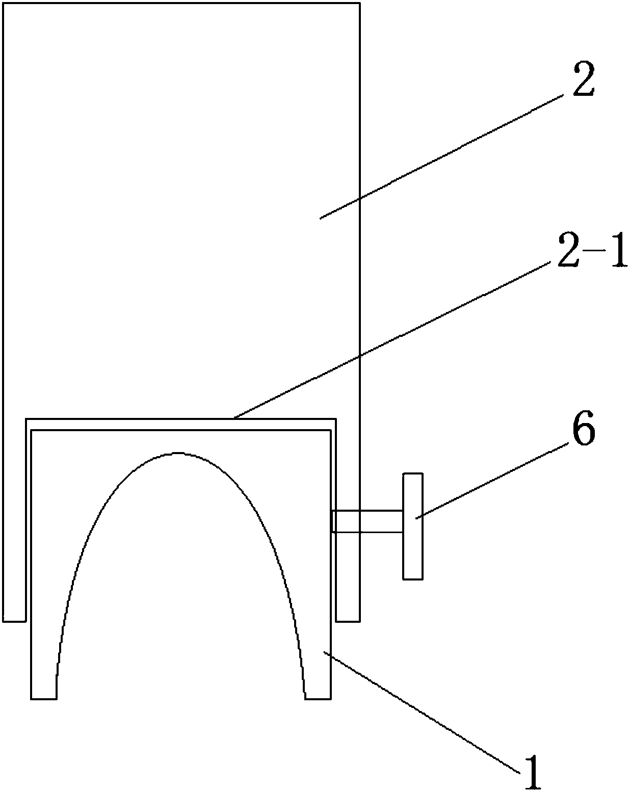 Tooth implantation guiding device