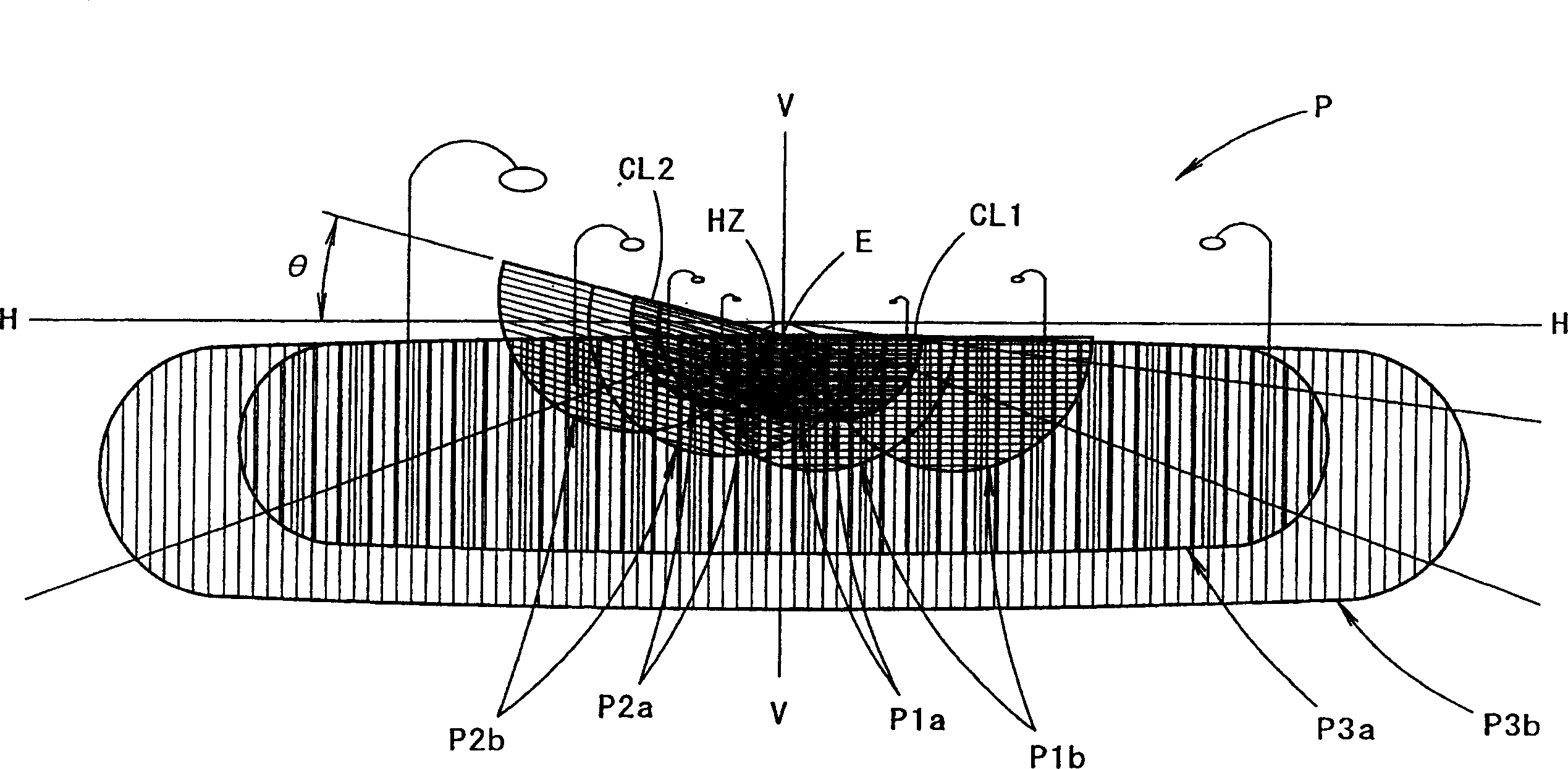 Lamps apparatus and front viewing lamp for vehicle