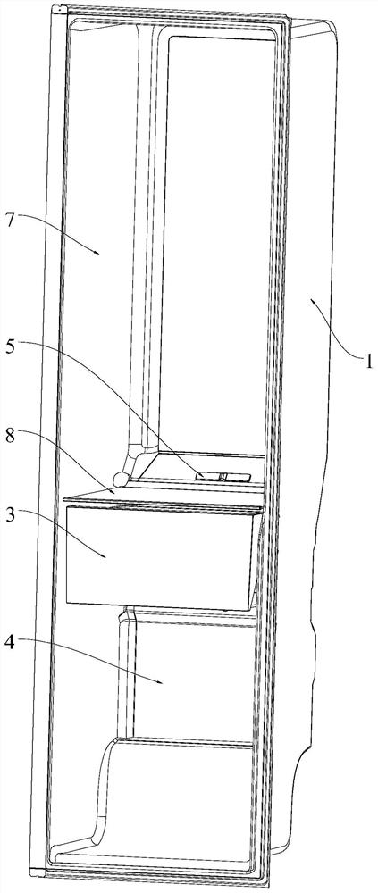 Refrigerator with quick-cooling drawer