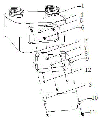 Rapidly-installed natural gas meter