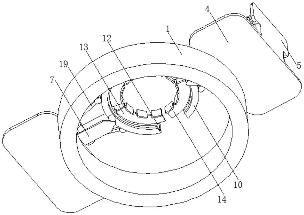 Ring shearing device for rapidly removing salix psammophila sand barrier side branches