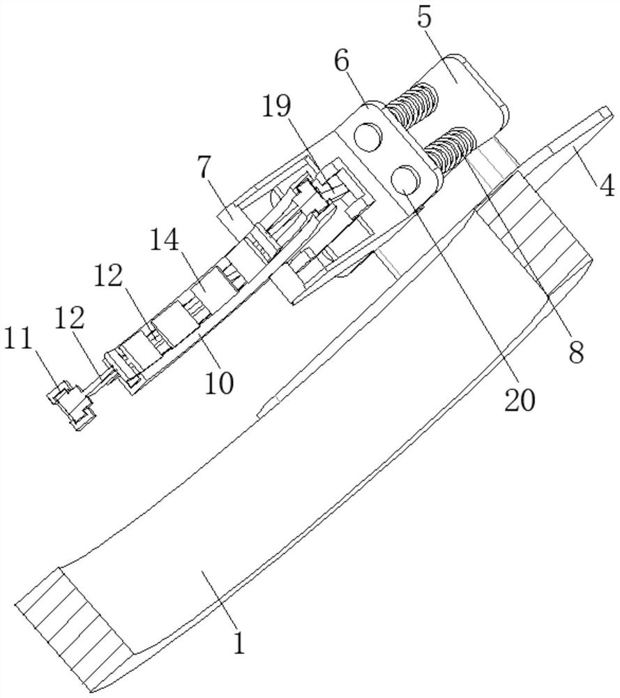 Ring shearing device for rapidly removing salix psammophila sand barrier side branches