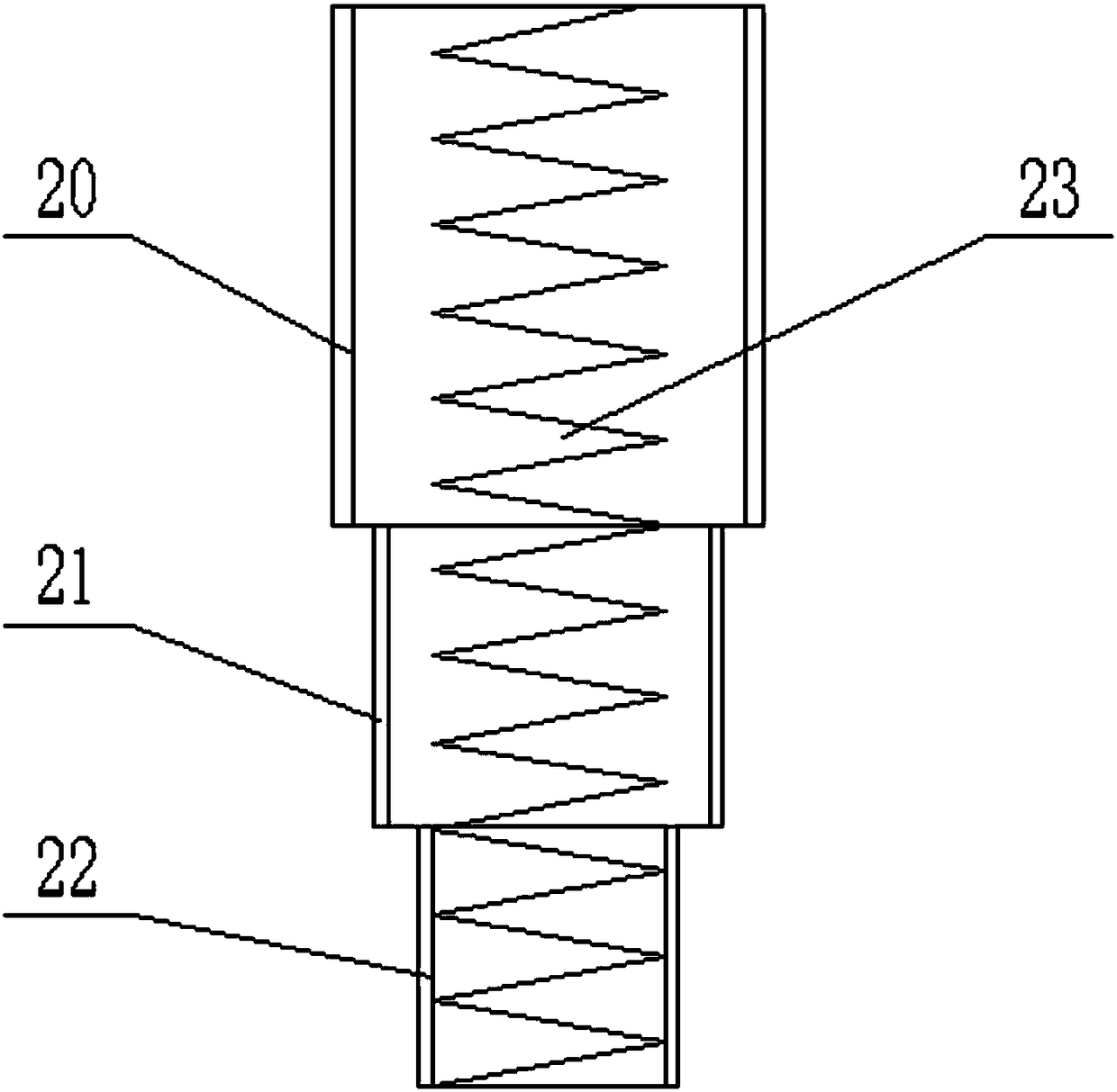 Natural energy uninterrupted cooling pit-digging device used for tree planting