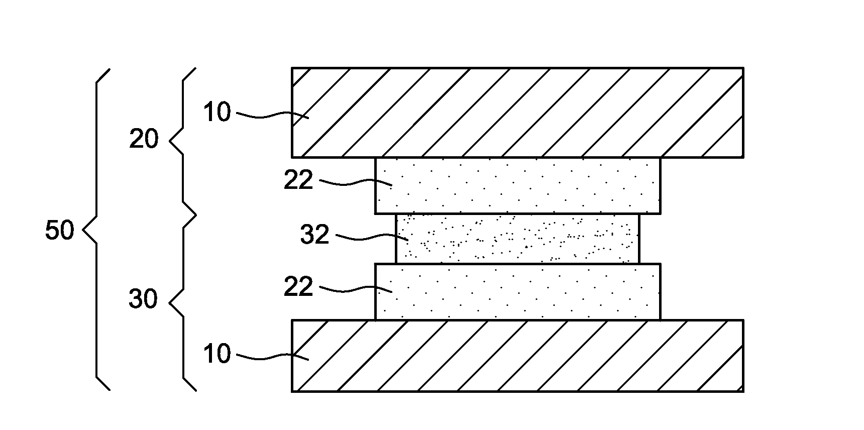 Spin injector device comprising a protection layer at the centre thereof