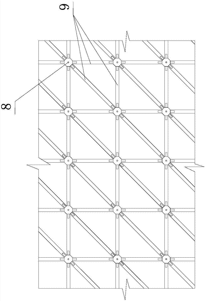 Prestressed anchor system and construction method of slope protection device