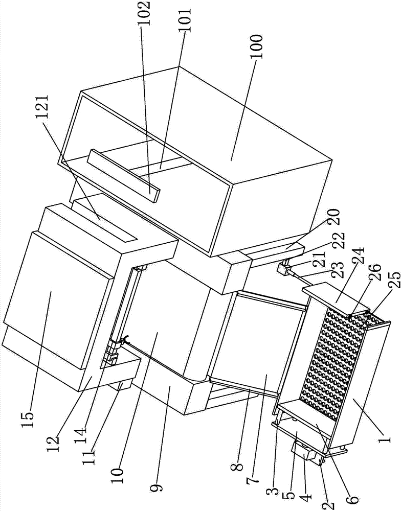 Efficient garbage treatment device