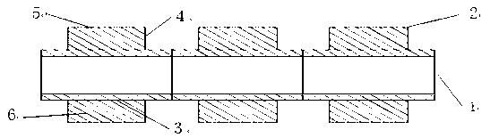 Bubble-column vortex-induced vibration suppression device of stand pipe under marine environment