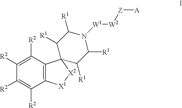 Spiropiperidine compounds as ligands for ORL-1receptor