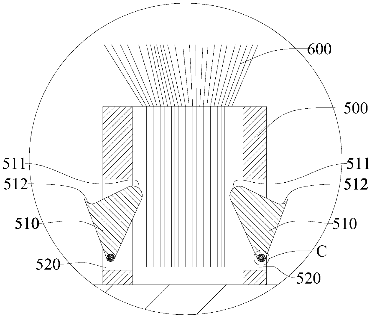 Artificial turf for court and using method of artificial turf