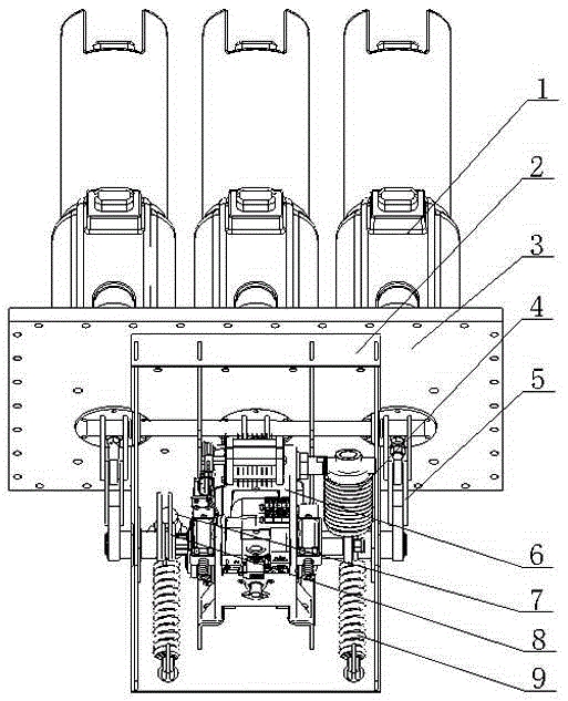 Circuit breaker and operating device thereof