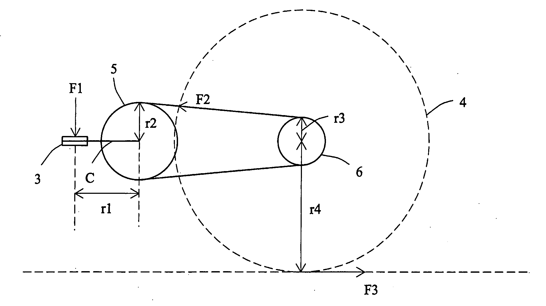 Pedaling correction device for bicycle