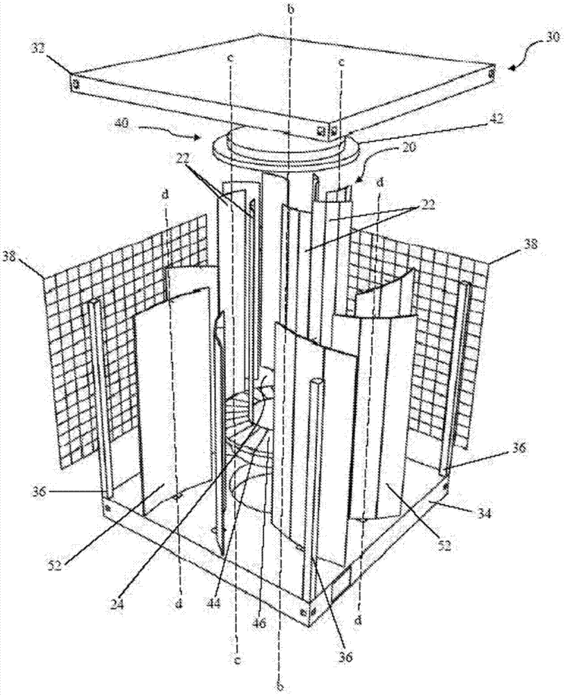 Device and system for wind power generation