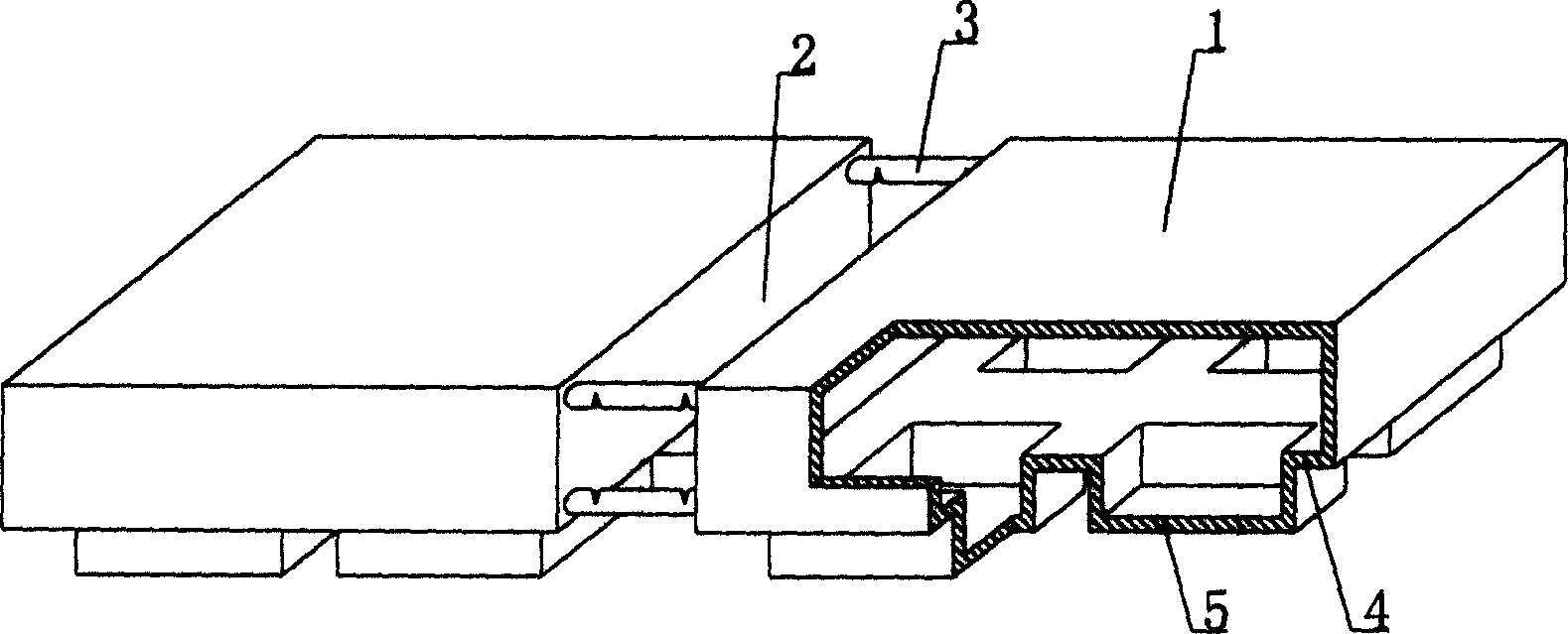 Hollow member for concrete