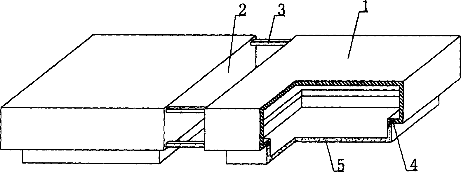 Hollow member for concrete