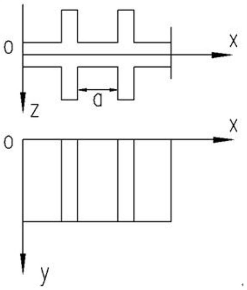 Rigidity measuring and calculating method for hollow floor with built-in corrugated cylinders