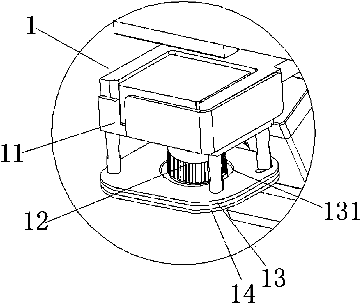 Venous blood vessel depth measuring device and blood collection machine