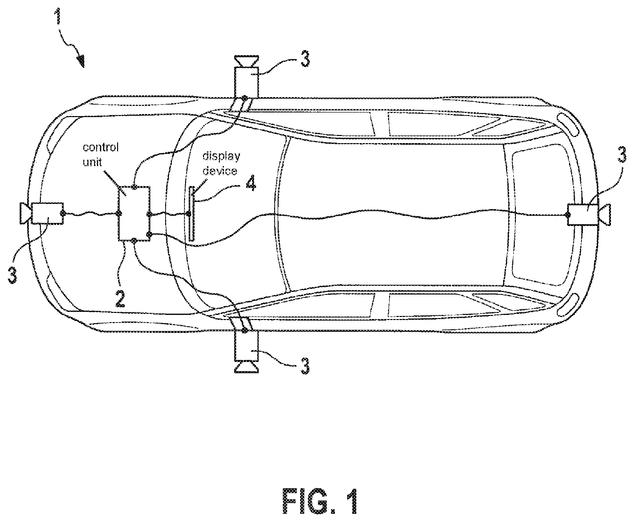 Method for displaying images of a camera system of a vehicle