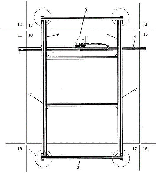 Construction method for energy-saving modification of glass of existing glass curtain wall