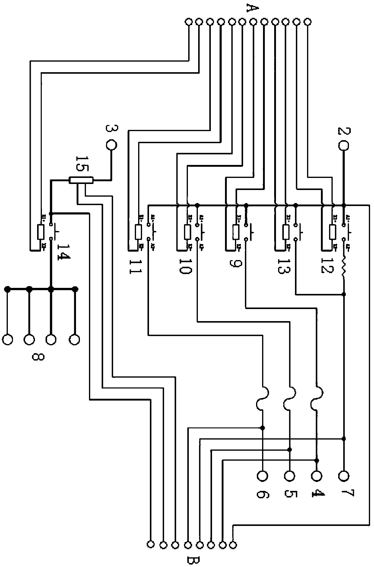 Automobile high-voltage circuit control integrated module