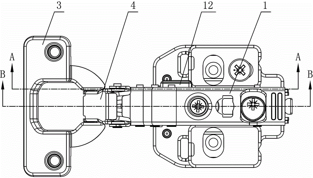 Control device of furniture hinge damping force