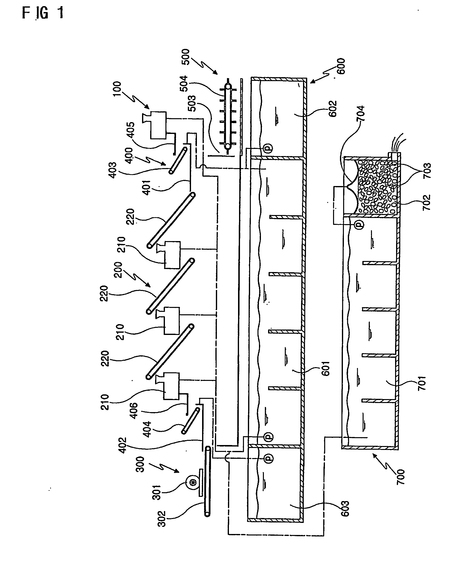 Apparatus for peeling outer skins of garlic using wet process