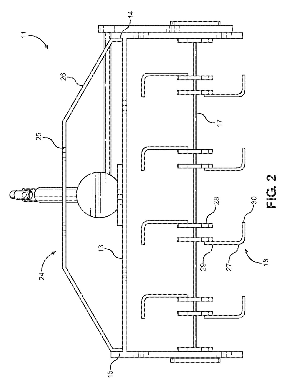 Attachable tilling device