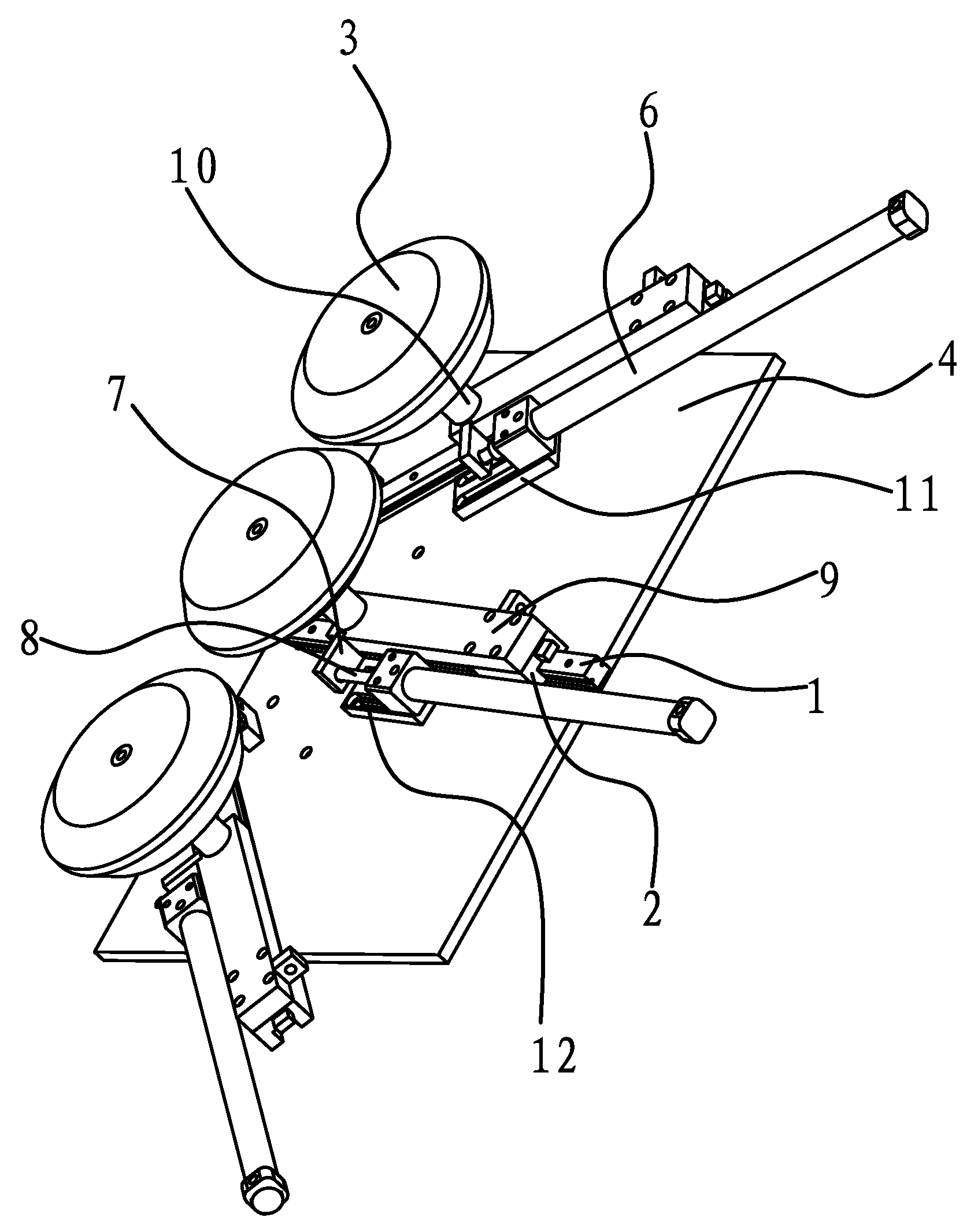 Transform mechanism of a finishing wheel for an abrasive belt polishing finisher