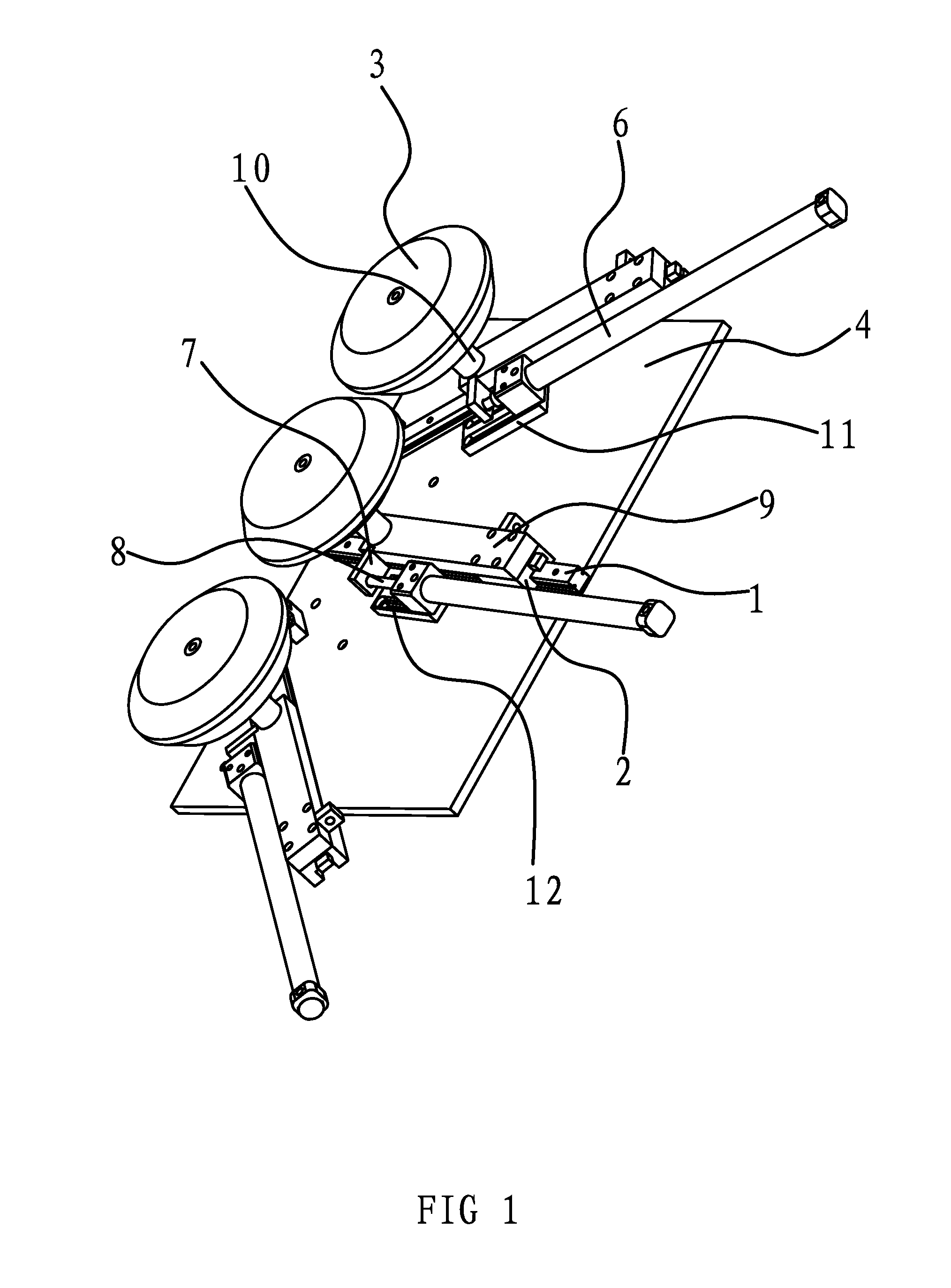 Transform mechanism of a finishing wheel for an abrasive belt polishing finisher