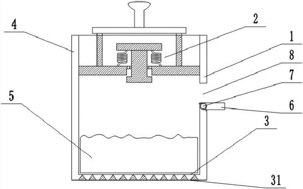 Noodle extruding and forming device capable of removing air