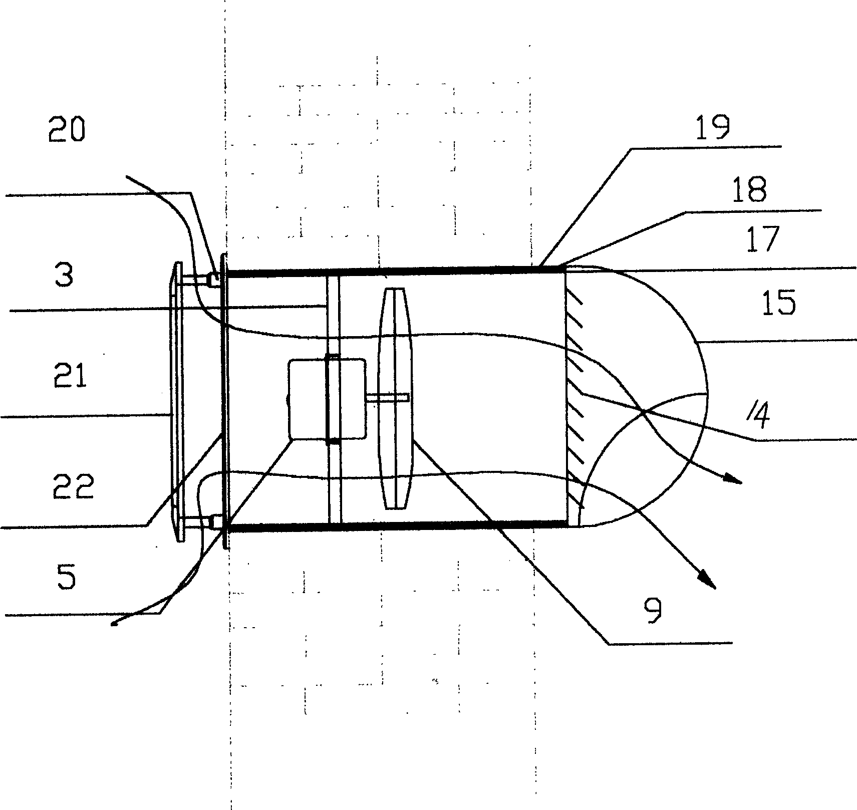Convection type air purifying exchanging method and its exchanger
