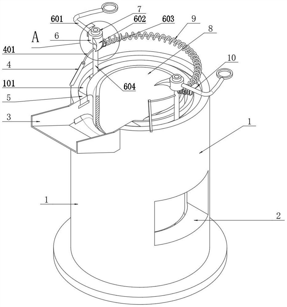 Auxiliary removal device for burr margin blank based on mud blank stamping mechanism