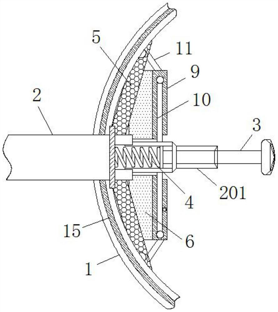 Double-shaft centered automatic LED lamp shearing device