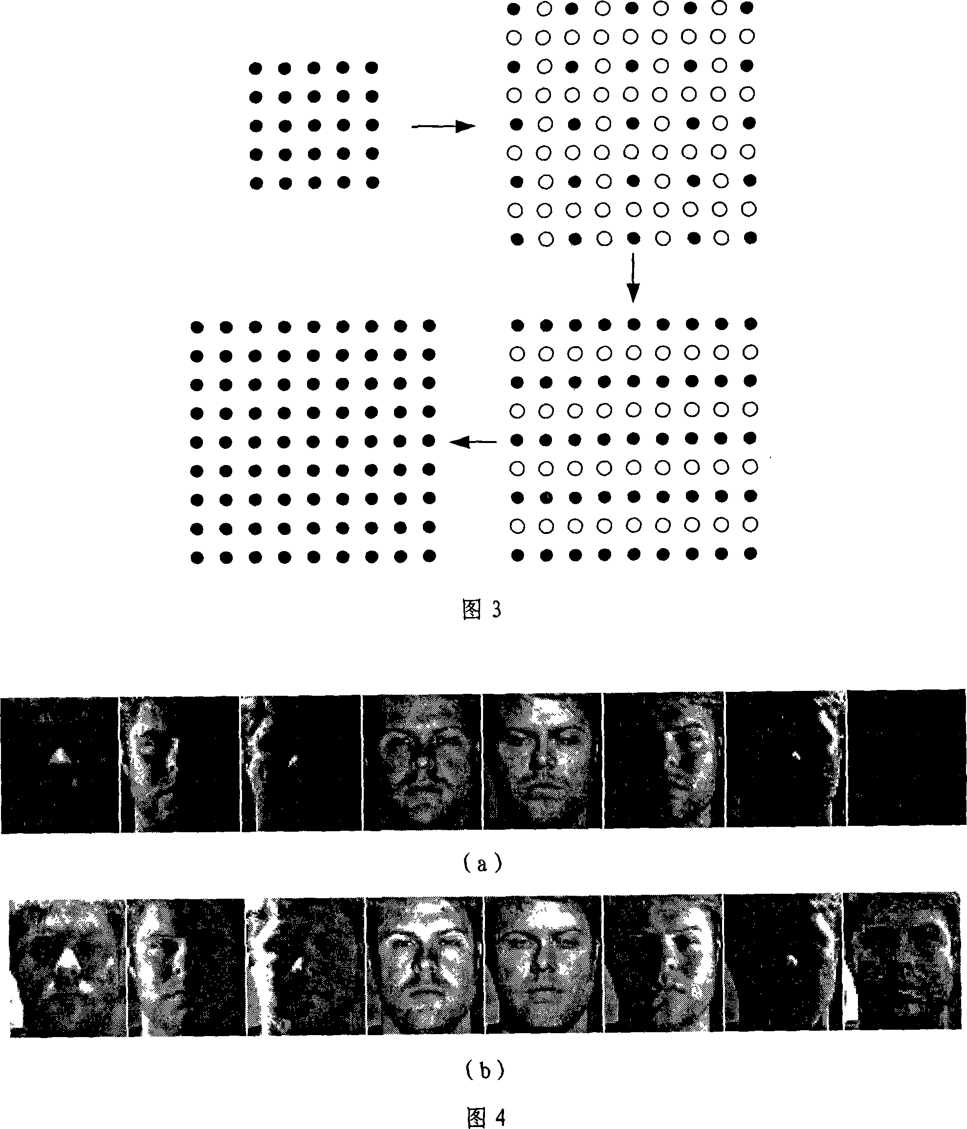 Method for regulating human face image illumination based on multilevel wavelet disintegrating and spline interpolation