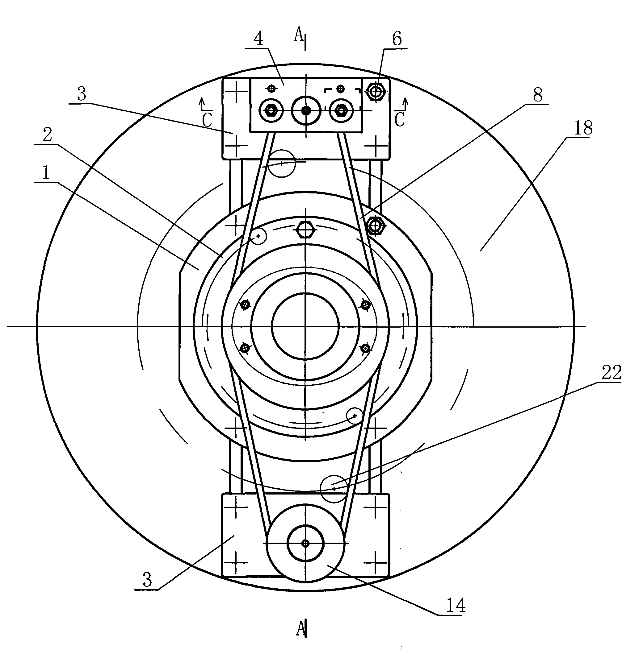 Device for flexibly shifting cylindrical grinding machine workpiece