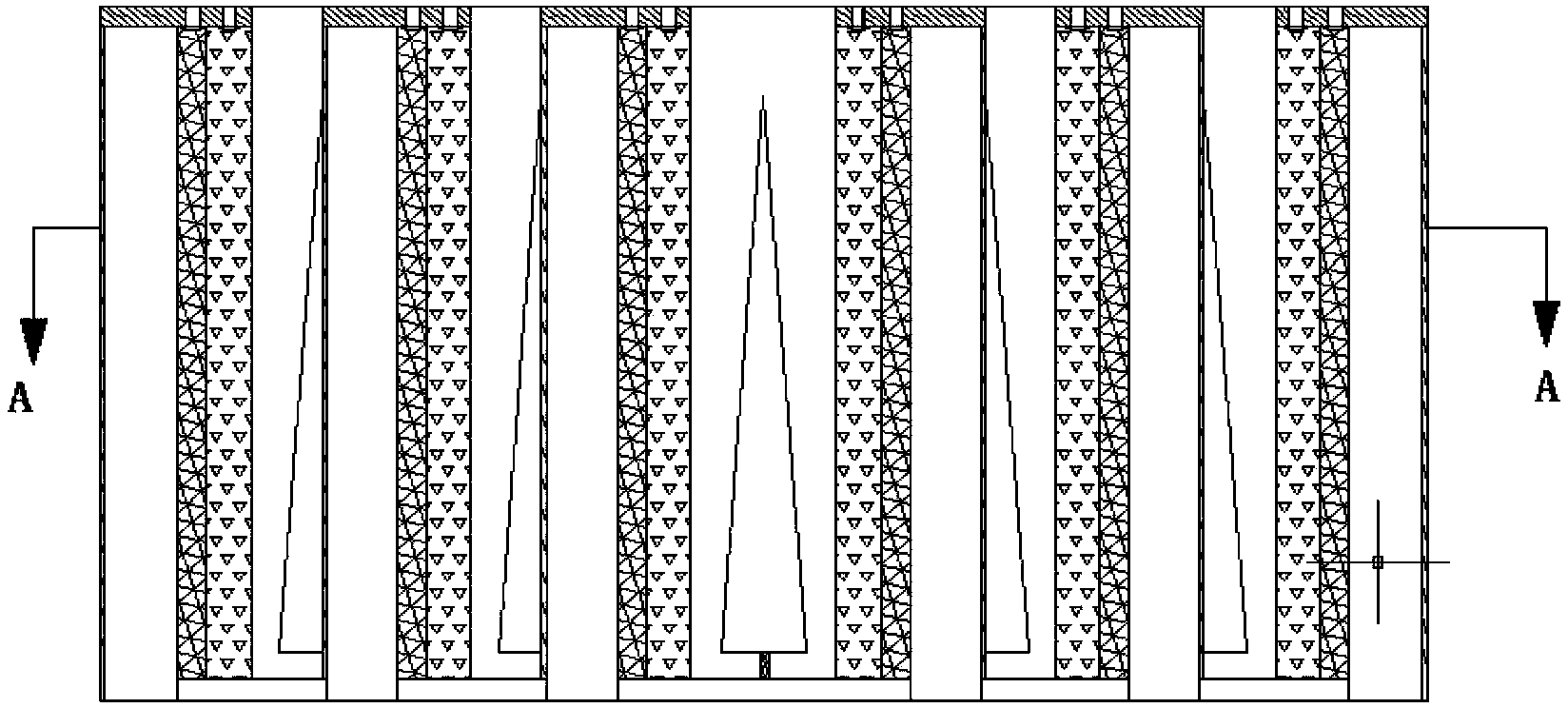 Radial flow type air separation purifier