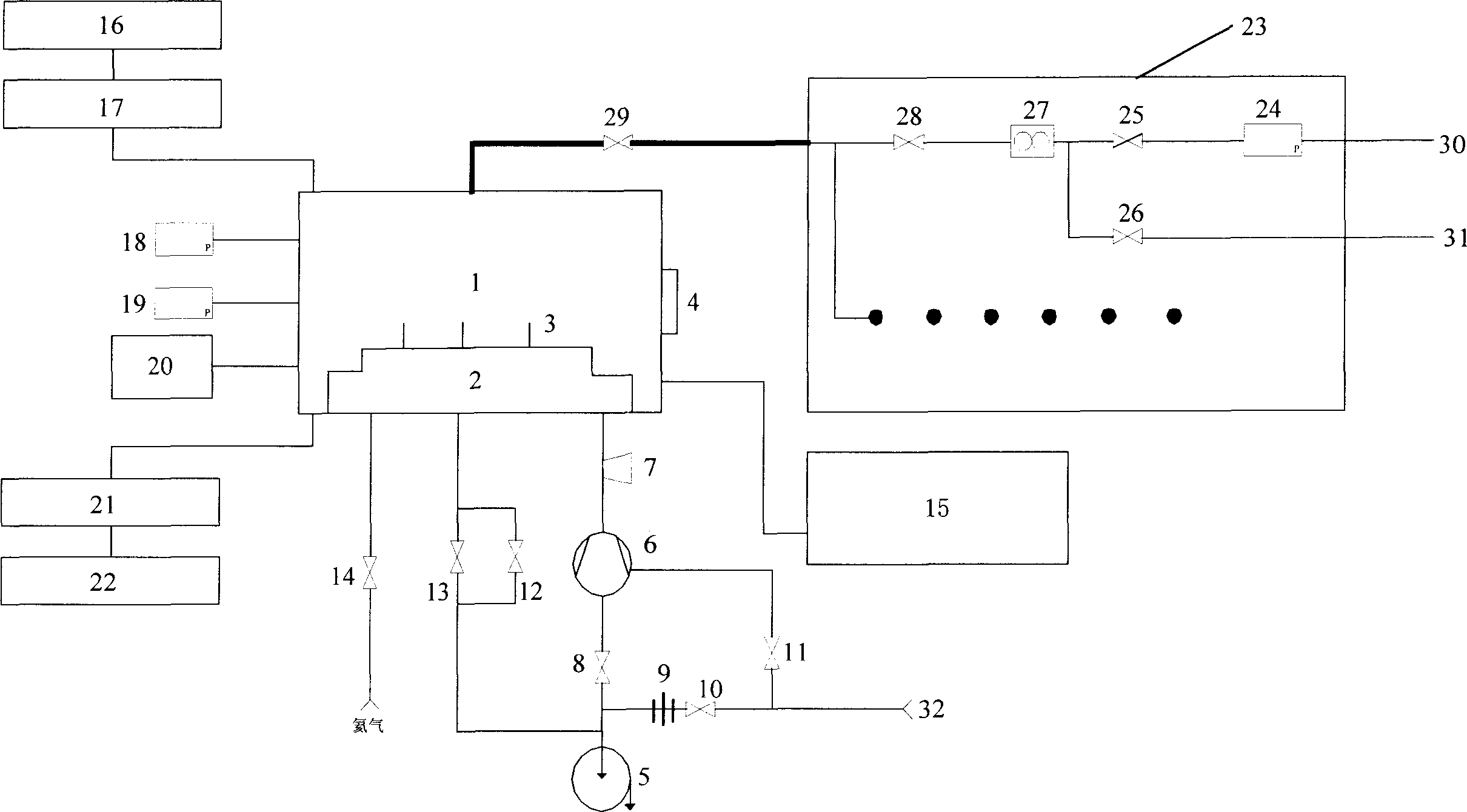 Method for controlling formula in silicon chip etching technology