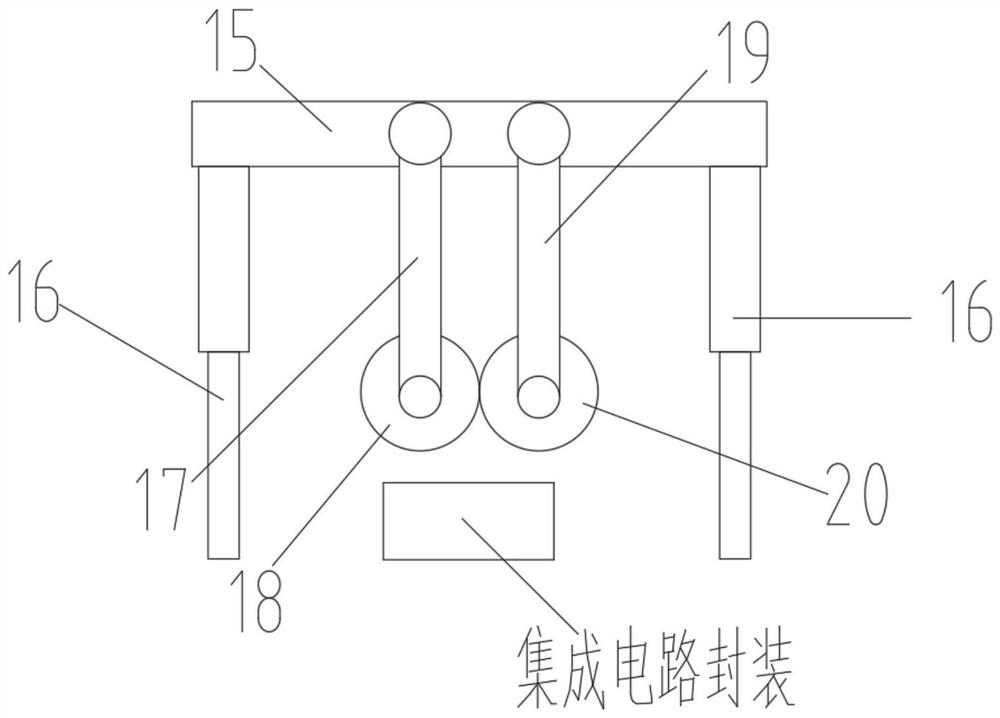 Flash removal device after integrated circuit packaging