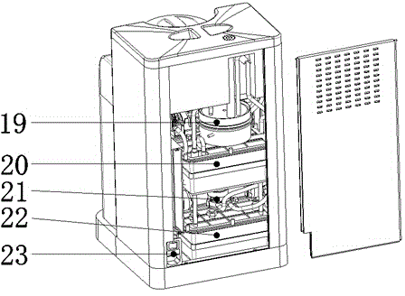 Intelligent constant temperature rapid milk preparing machine