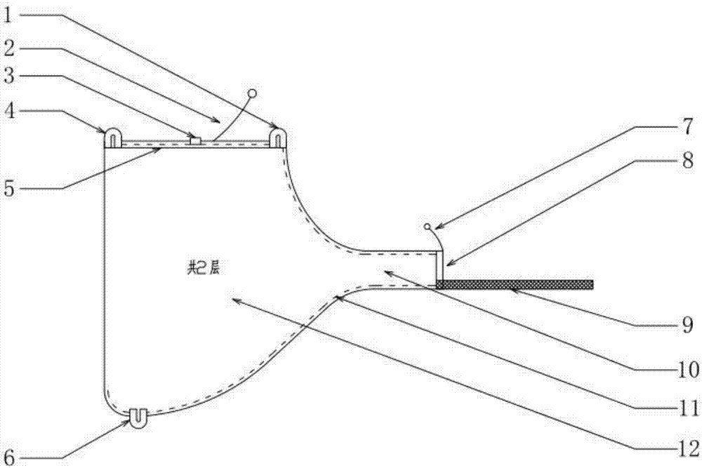 Laparoscope morcellation closed taking bag and use method thereof
