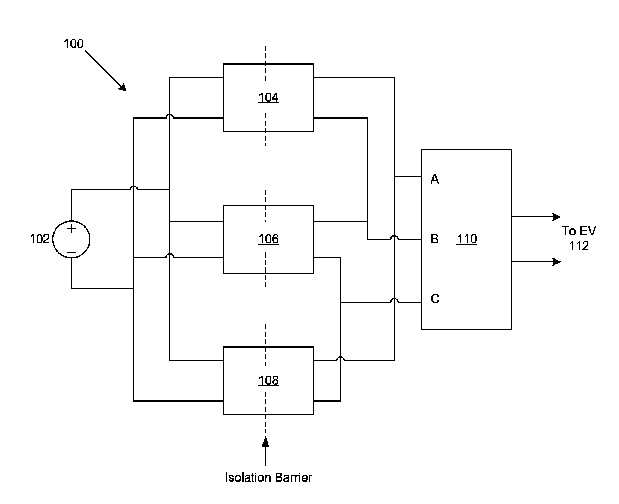 Three phase inverter driver